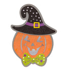Pumpkin Wall Decoration With 8 Bliinking Multicolor Led Lights 26X19 Cm