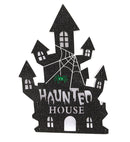 Haunted House Wall Decoration With 14 Bliinking Multicolor Led Lights 35X24 Cm