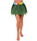 Banana Leaf Skirt With Flower Belt