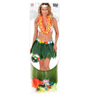 Banana Leaf Skirt With Flower Belt