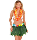 Banana Leaf Skirt With Flower Belt