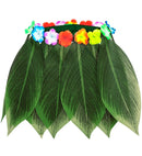 Banana Leaf Skirt With Flower Belt