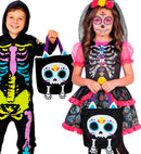 Bag Trick or Treat Cat Skeleton for Kids Image 3