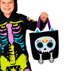 Bag Trick or Treat Cat Skeleton for Kids Image 5