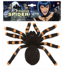 Flocked Spiders  Accents 24 Cm - 3 Colors Ass.
