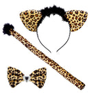 Leopard Dress-Up Set  Ears, Bow Tie, Tail 