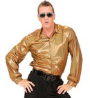 The 70S Disco Style  Holographic Shirt 