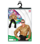 The 70S Disco Style  Holographic Shirt 