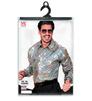 The 70S Disco Style  Holographic Shirt 