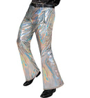 The 70S Disco Style  Holographic Pants 