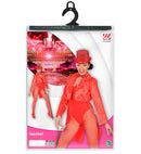 Women'S Red Satin Tailcoat