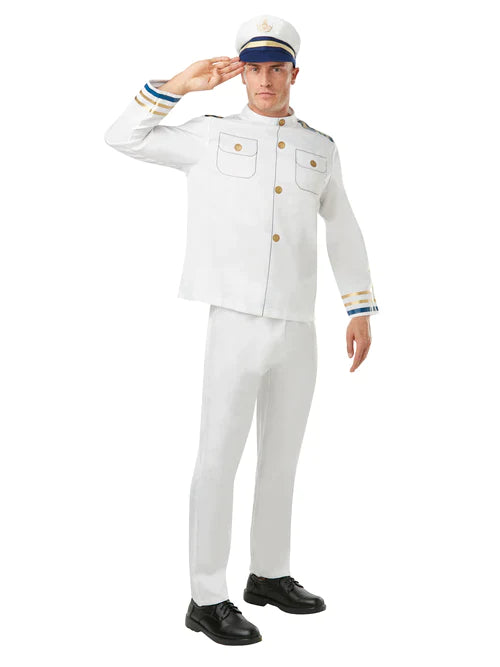 Navy Officer Top Gun Mens Costume