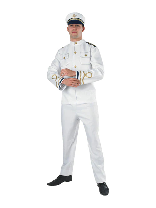 Navy Officer Top Gun Mens Costume
