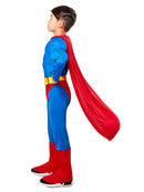 Superman Costume Deluxe Muscle Chest Kids 3