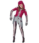 Pirate Skeleton  Shirt With Corset & Skirt, Leggings, Bandana 
