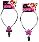 Hen Party Whistle Necklace 2 Styles Ass.