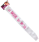 Bride To Be Sash Satin