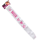 Bride To Be Sash Satin