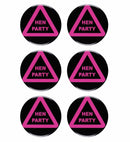 Set Of 6 Hen Party Pins