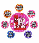 Set Of 8 Bachelorette Party Pins
