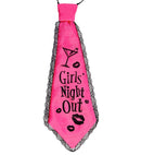 Girls Night Out Necktie Satin & Lace