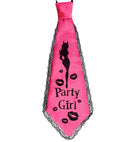 Party Girl Necktie Satin & Lace