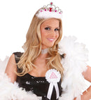 Girls Night Out Tiara With Gems & Marabou