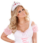Girls Night Out Tiara With Gems & Marabou
