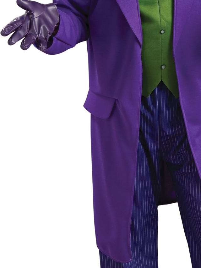 Joker Costume Dark Knight Batman Heath Ledger Purple Suit