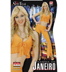 Samba De Janeiro Elastane  Neon Orange Tops & Pants 