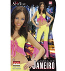 Samba De Janeiro Elastane  Neon Yellow & Pink Tops & Pants 