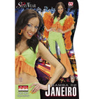 Samba De Janeiro Elastane  Neon Green & Orange Tops & Pants 