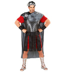 Roman Emperor  Tunic With Drape, Cape And Skirt, Cuffs, Laurel Wreath 