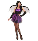 Gothic Fairy  Dress, Wings, Fingerless Gloves 