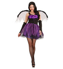 Gothic Fairy  Dress, Wings, Fingerless Gloves 
