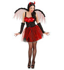 Devil  Dress, Wings, Fingerless Gloves, Horns 