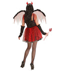 Devil  Dress, Wings, Fingerless Gloves, Horns 