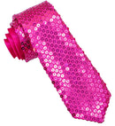 Pink Sequin Necktie