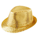 Gold Sequined Fedora