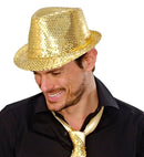 Gold Sequined Fedora