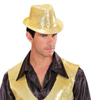 Gold Sequined Fedora