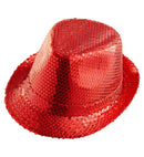 Red Sequined Fedora