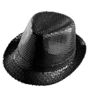 Black Sequined Fedora