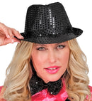 Black Sequined Fedora