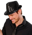 Black Sequined Fedora