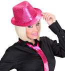 Pink Sequined Fedora