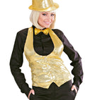 Lady Gold Sequin Vest