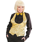 Lady Gold Sequin Vest