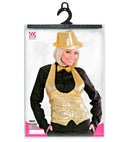 Lady Gold Sequin Vest