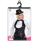 Lady Black Sequin Vest